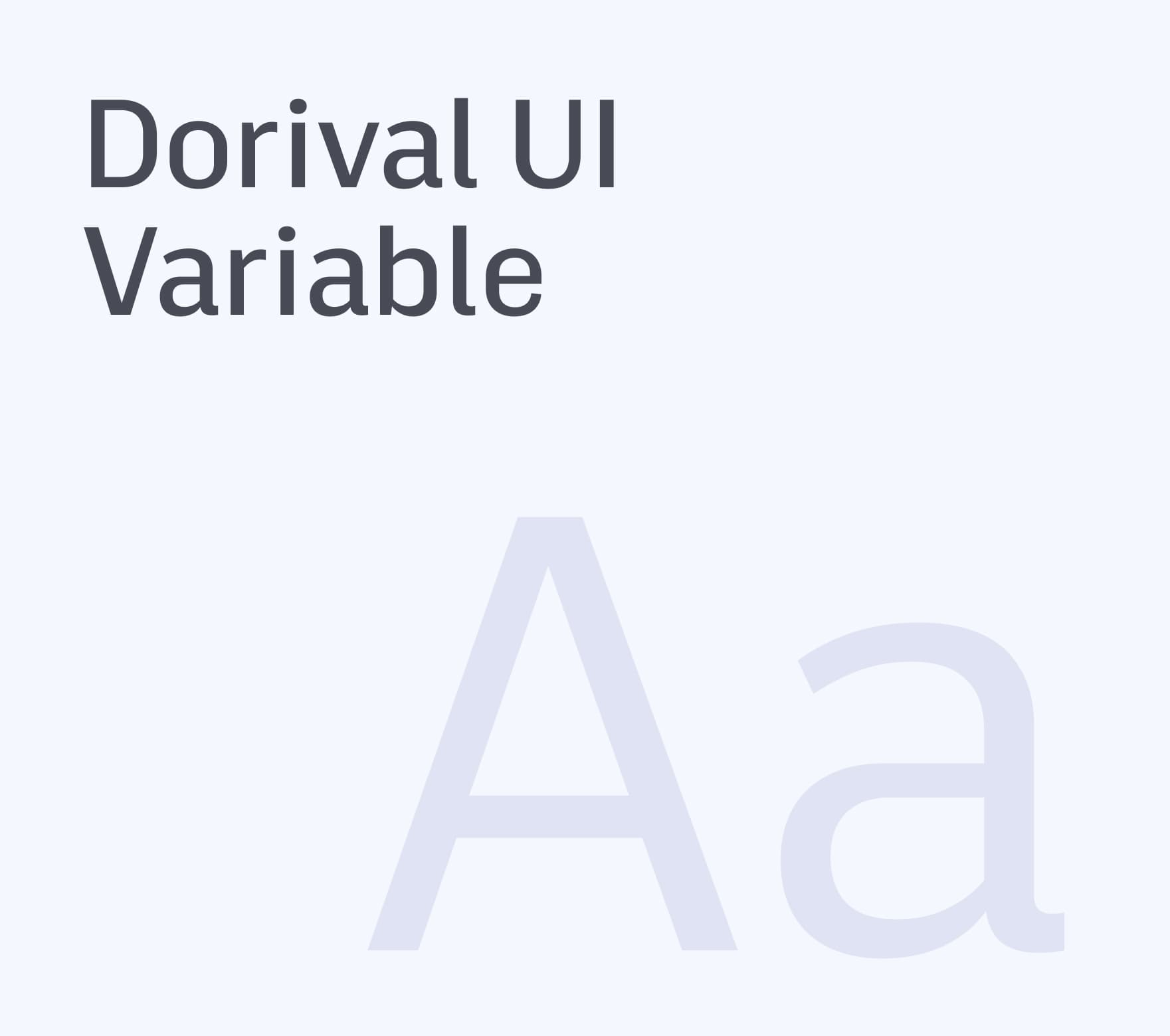 Tipografia Dorival UI