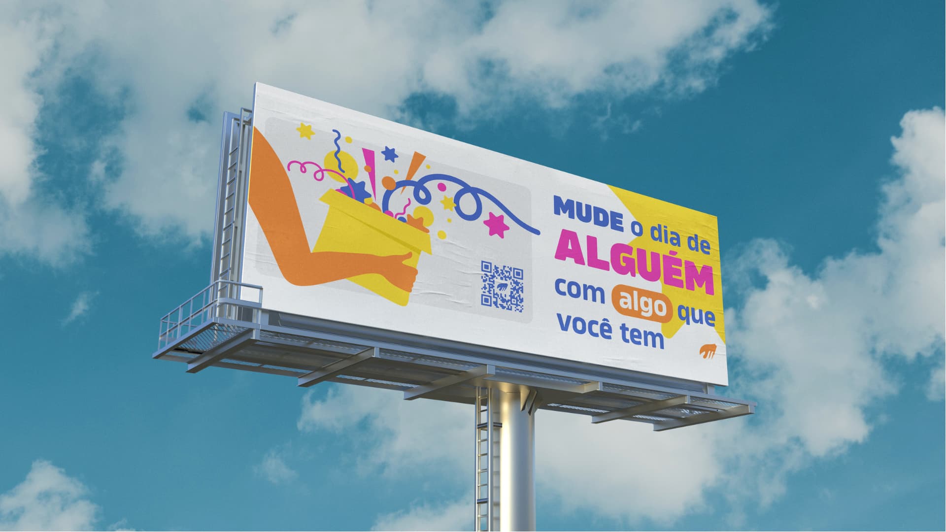 Outdoor: Mude o dia de alguém com algo que você tem