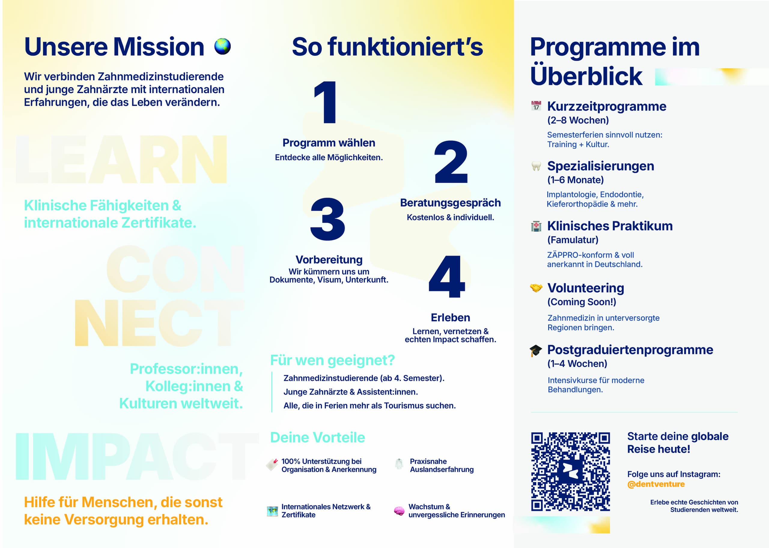 Folder planificado: missão, como funciona e programas