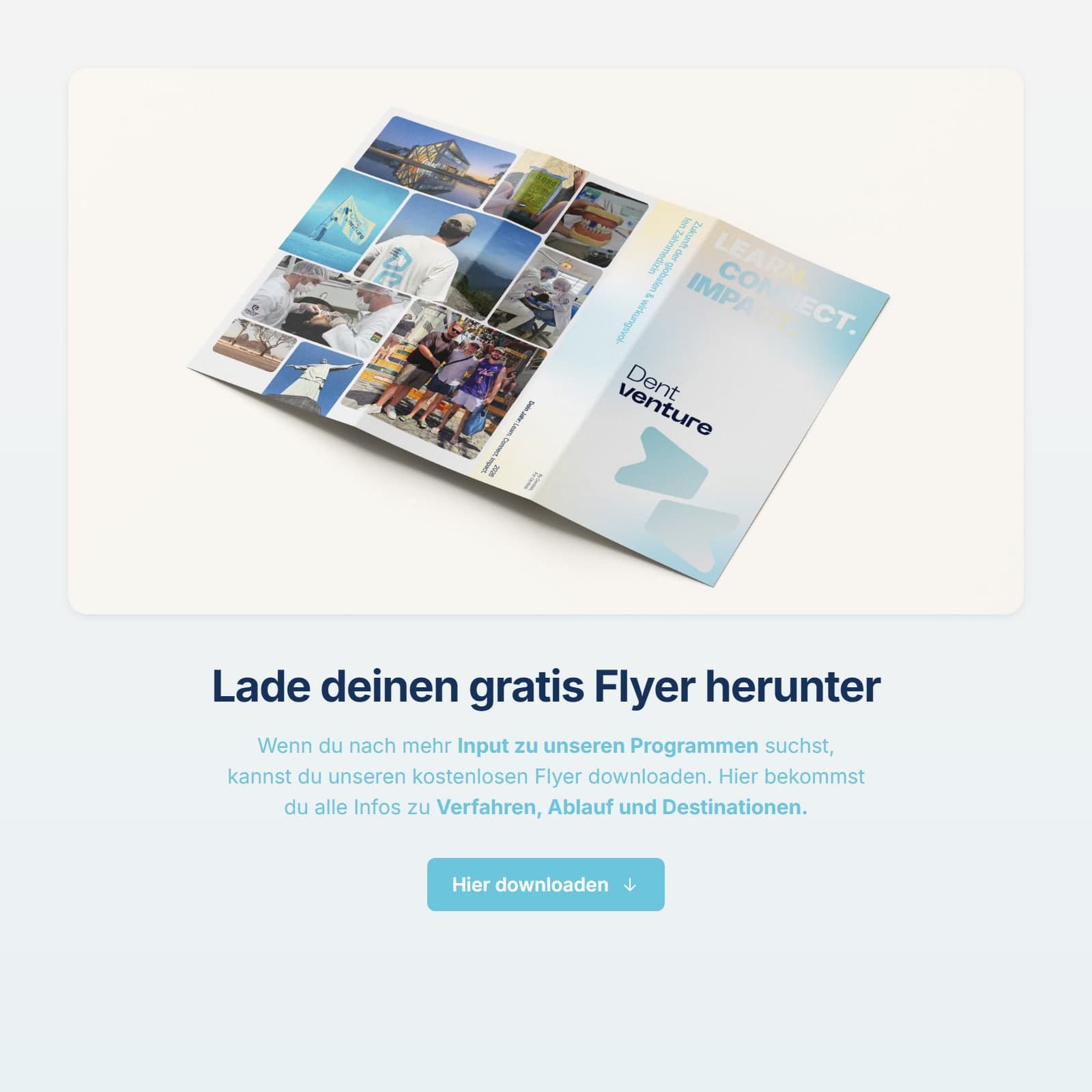 Chamada para baixar o flyer gratuito