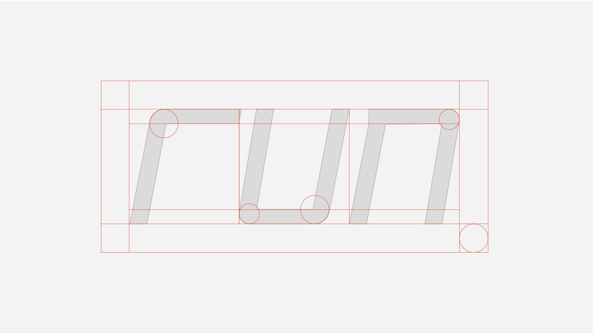 Construção do lettering run