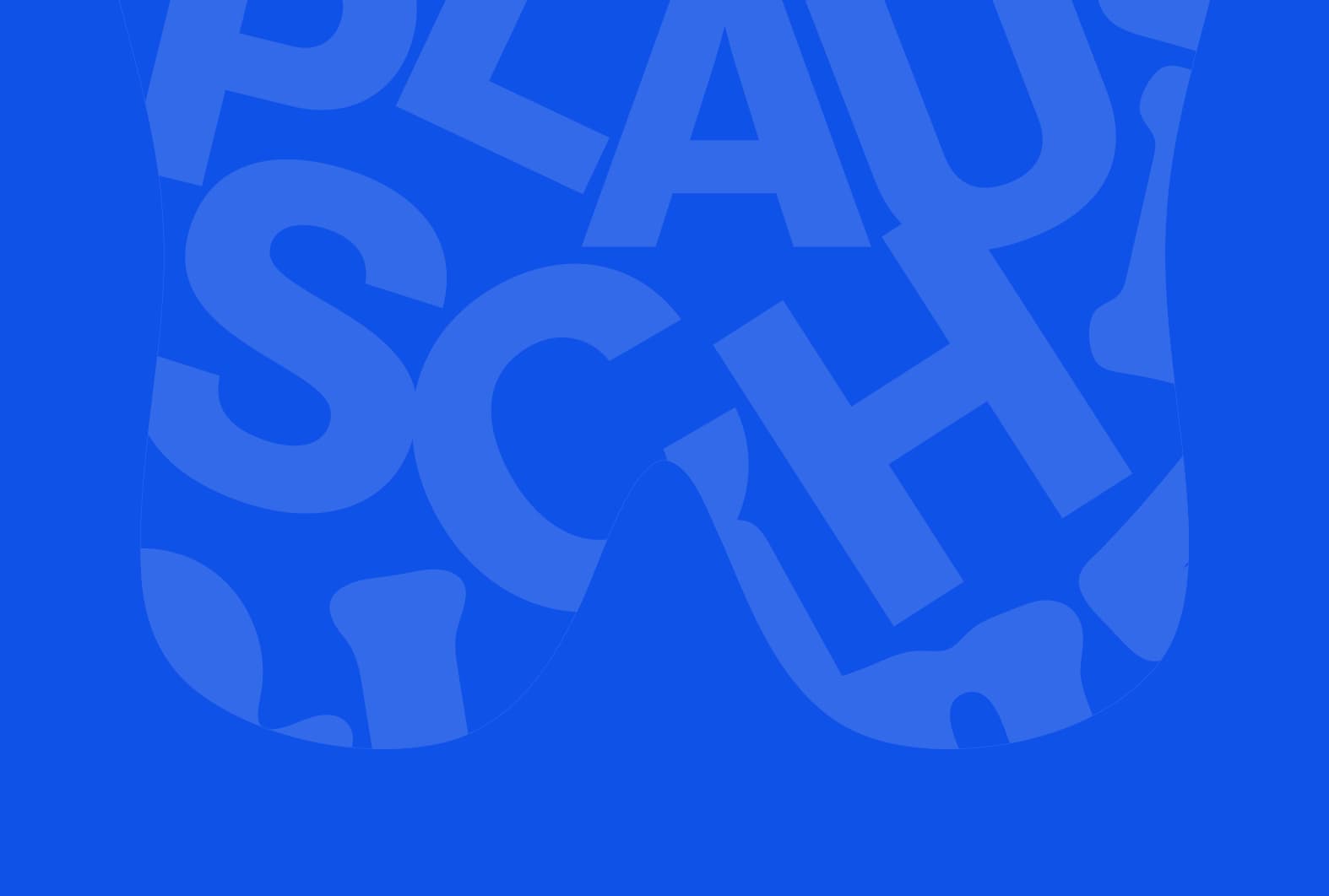 Grafismo sobre fundo azul