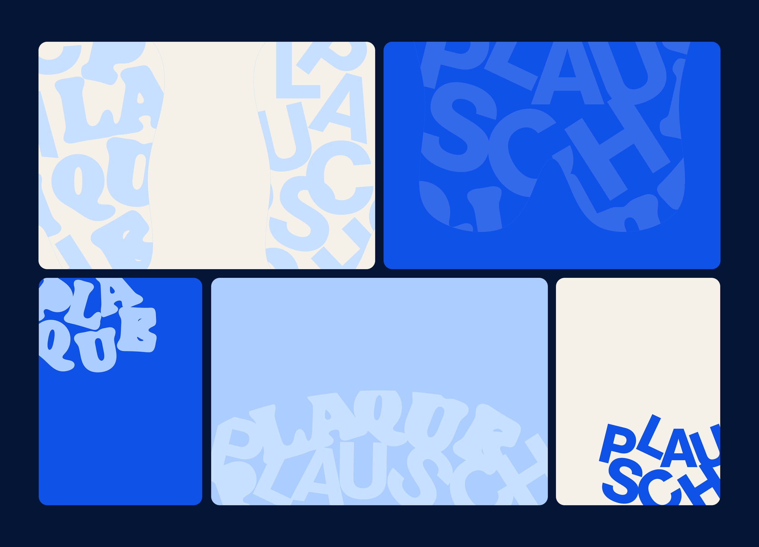 Coleção de grafismos nas cores da marca
