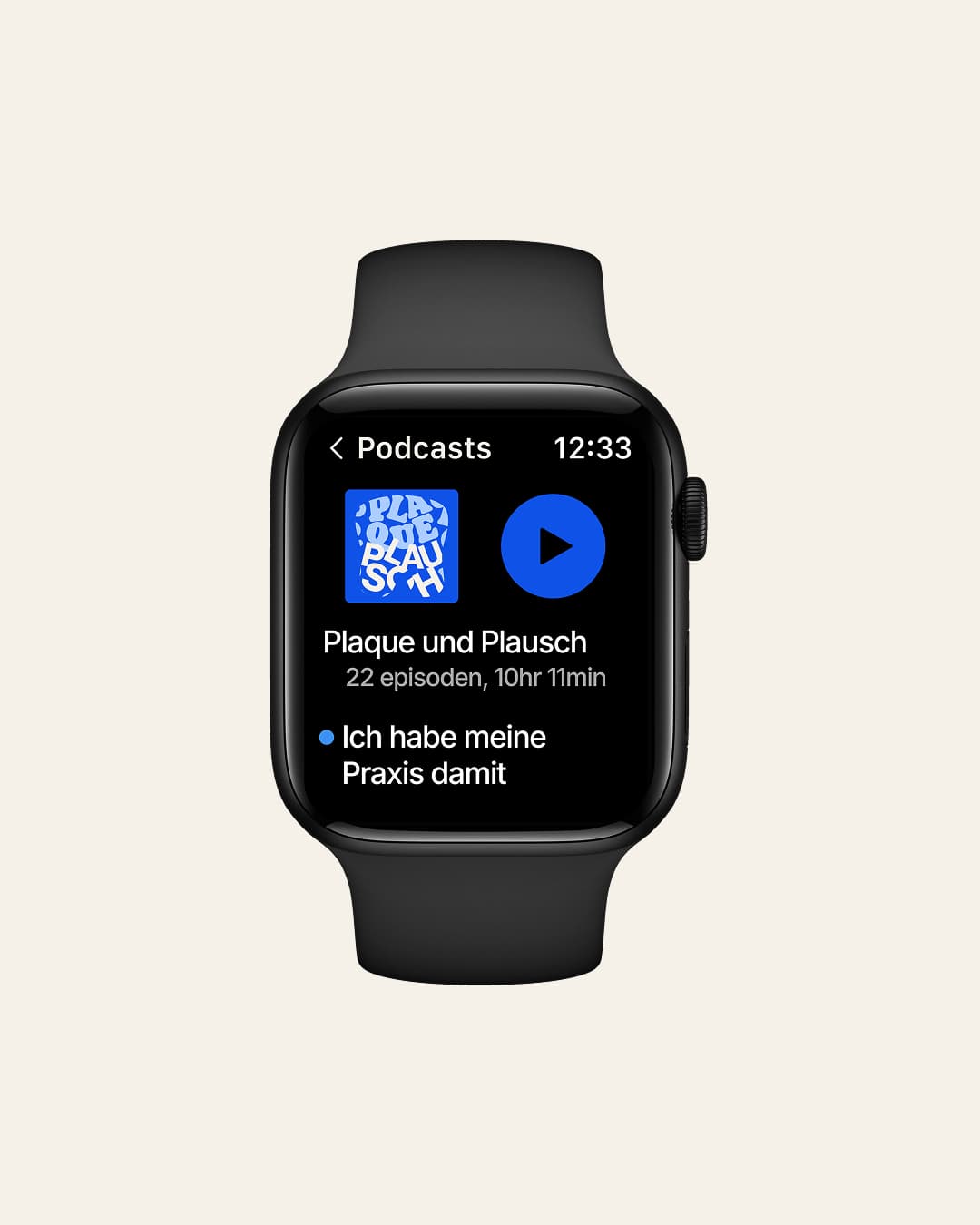 Podcast no Apple Watch
