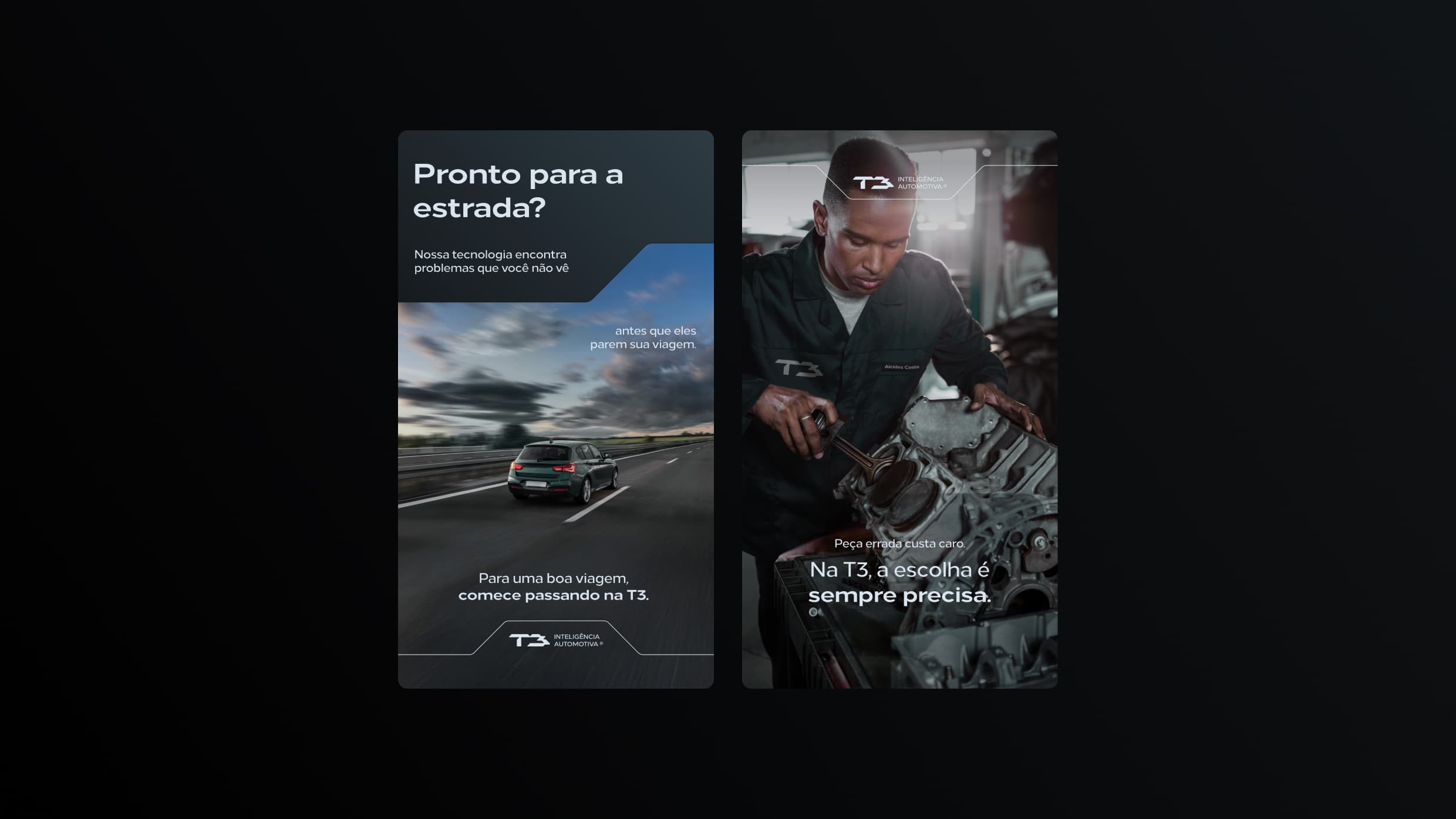 Peças verticais de campanha