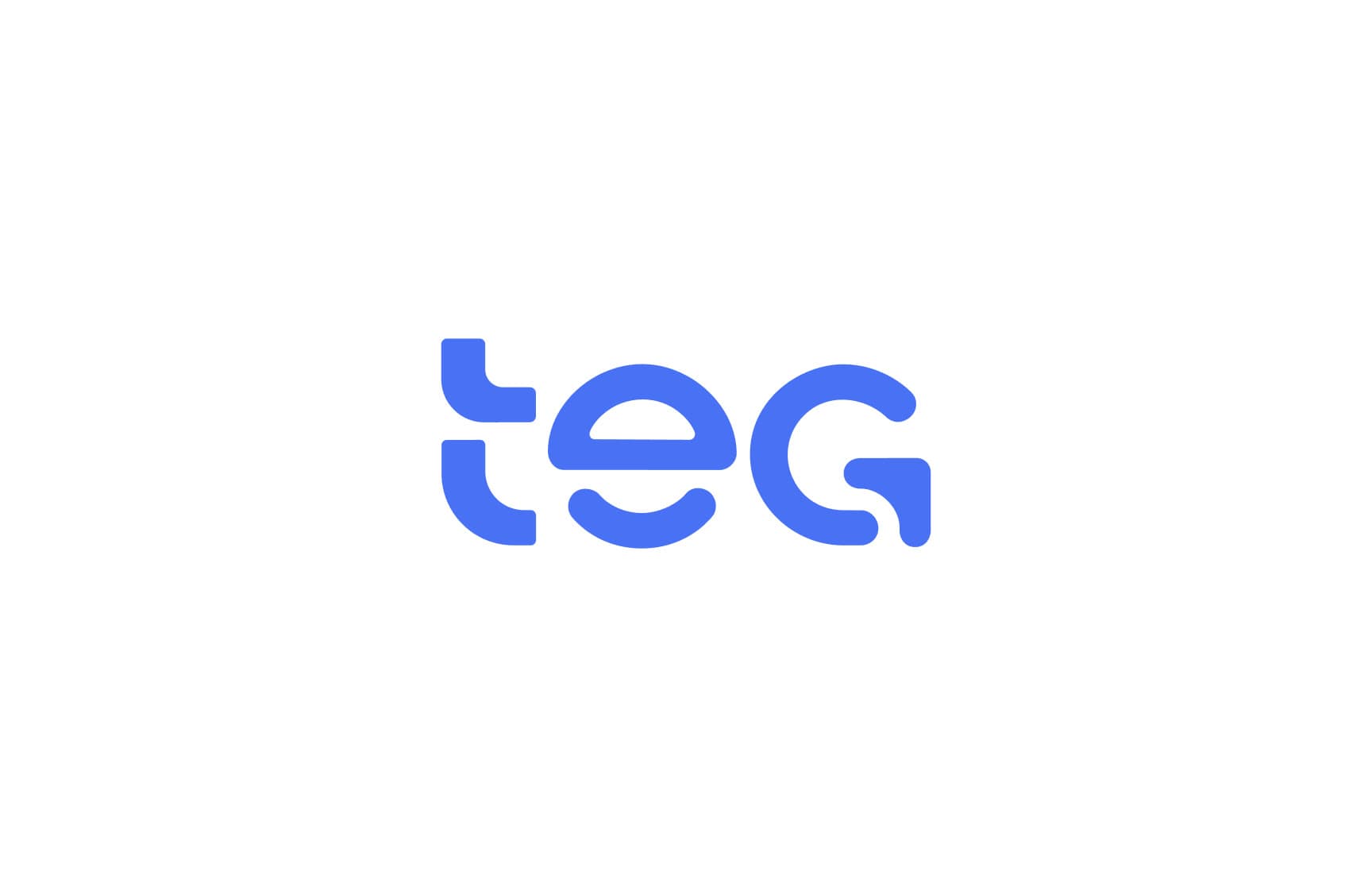 Logotipo em azul